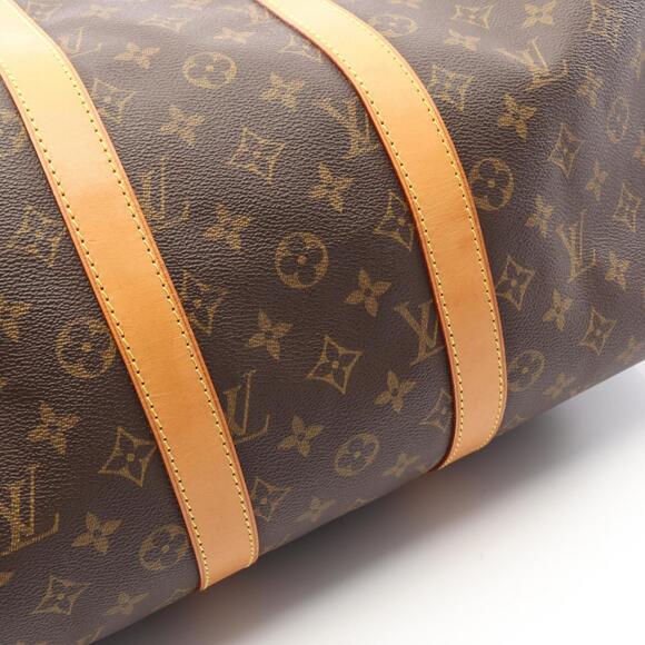 Louis Vuitton Keepall 45 Boston Bag, Coated Canvas and Leather, Monogram, Bro... - Picture 8 of 12